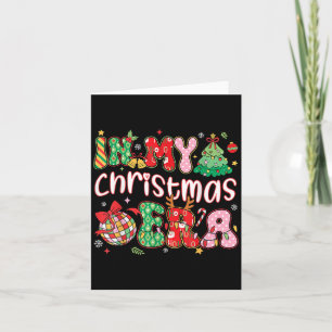 Tarjeta Antiguos Navidades En La Era De Mis Navidades Fest