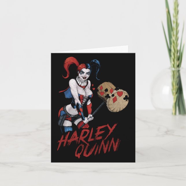 Tarjeta Antihéroe de cómic Martillo Grande (Anverso)