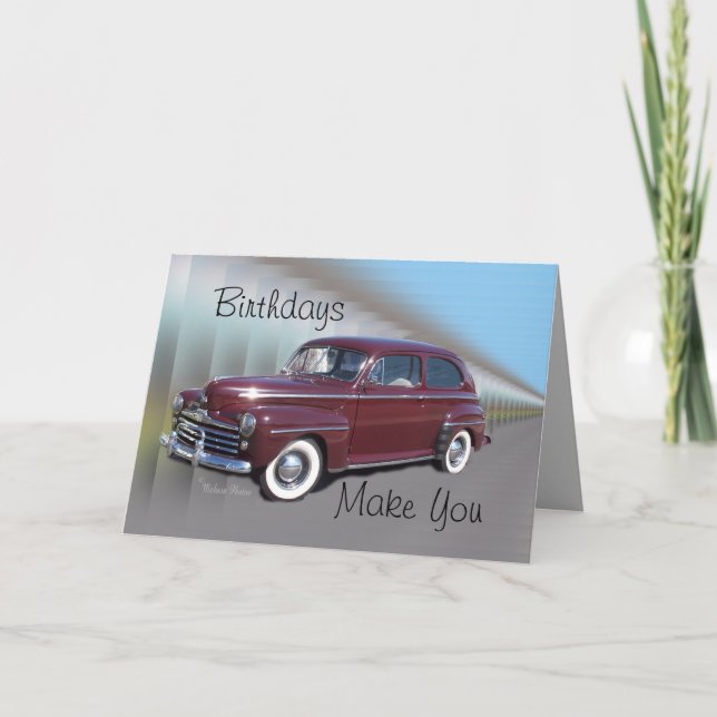 Tarjeta Antique BurgCar (Anverso)