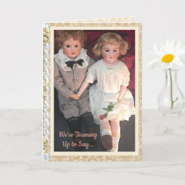 Tarjeta Antique Child Dolls Card for Mom 