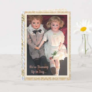 Tarjeta Antique Child Dolls Card for Mom 