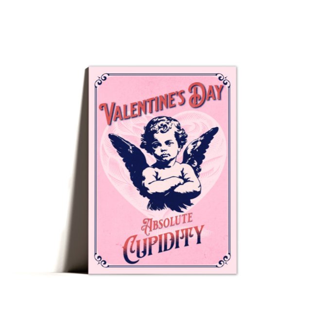Tarjeta antirDía de San Valentín retro (Subido por el creador)