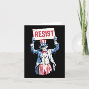 Tarjeta Antitrump No Es Mi Presidente 4 De Julio Unc