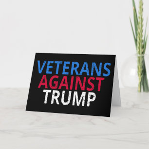 Tarjeta AntiTrump - Veteranos contra Trump