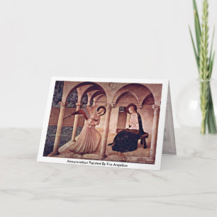 Tarjeta Anunciación Pintada Por Fra Angelico