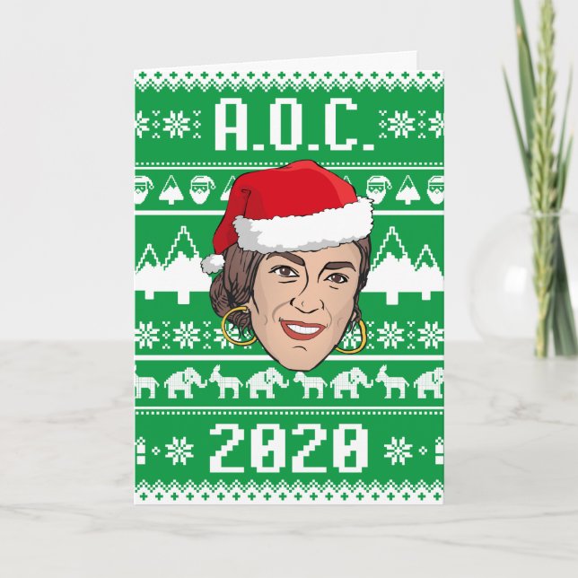 Tarjeta AOC 2020 fea Navidad (Anverso)