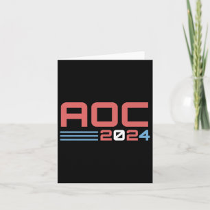 Tarjeta Aoc 2024 Usa President America Premium