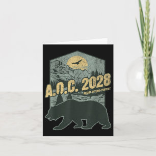 Tarjeta Aoc 2028 Para Presidente Resist Bear Alexandria Oc