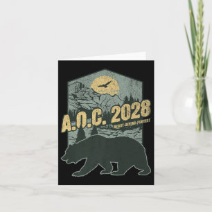 Tarjeta Aoc 2028 Para Presidente Resist Bear Alexandria Oc