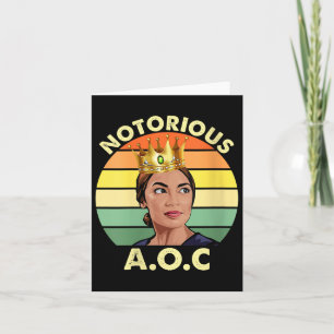 Tarjeta Aoc Alexandria Ocasio-cortez Primera mujer P