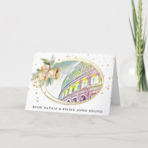 *~* Tarjeta AP20 Italia Buon Natale Anno Nuovo