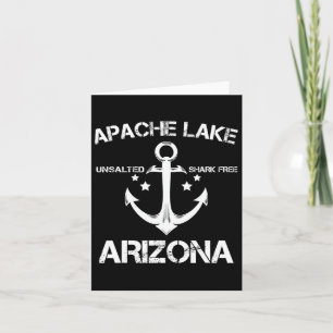 Tarjeta Apache Lake Arizona Gracioso Camping Verano G