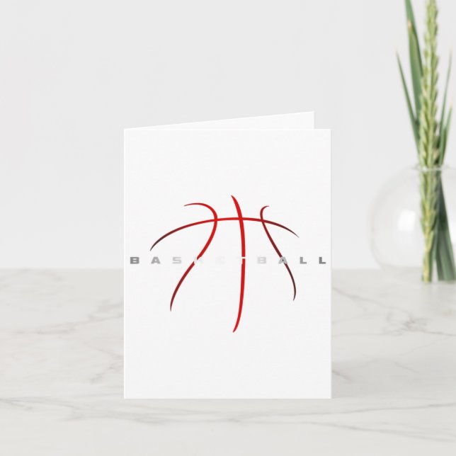 Tarjeta Aparato de baloncesto - Arte de baloncesto (Anverso)