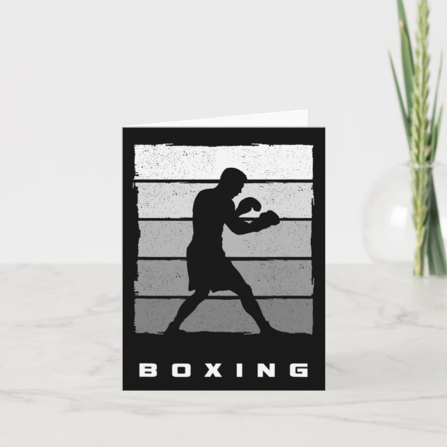 Tarjeta Aparato de boxeo - Boxer Boxing 1 (Anverso)