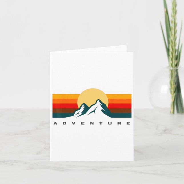 Tarjeta Aparato de senderismo - Camping al aire libre (Anverso)