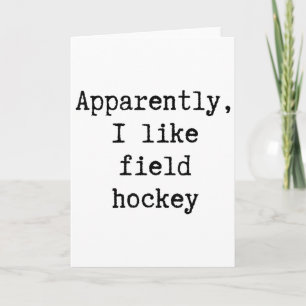 Tarjeta Aparentemente Me Gusta El Hockey Sobre Césped Dive
