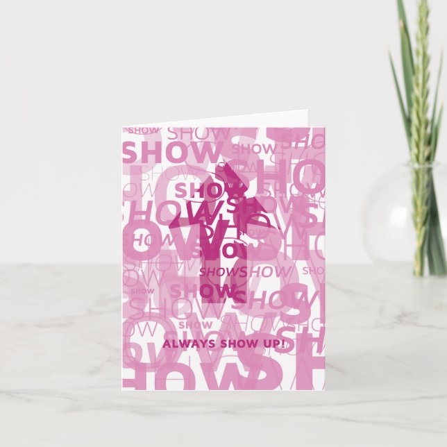 Tarjeta "Aparezca" Notecard (Anverso)