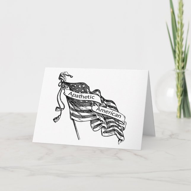 Tarjeta Apático Americano (Anverso)