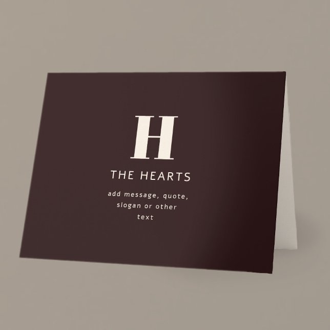 Tarjeta Apellido de familia editable o nombre de empresa (Subido por el creador)