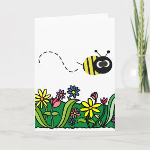 Tarjeta Apenas abeja