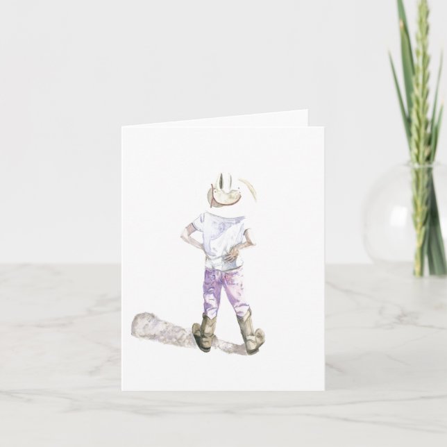 Tarjeta Apenas como papá (Anverso)