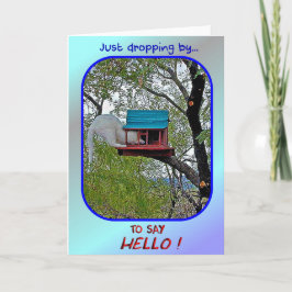 Tarjeta "Apenas dándose para saludar a Say Hello"