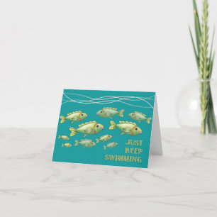 Tarjeta Apenas guarde el nadar de Notecard