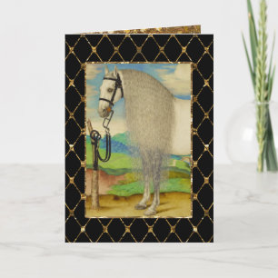 Tarjeta Apenas Horsing alrededor