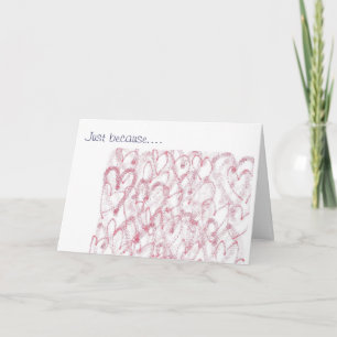Tarjeta Apenas porque…. Te amo