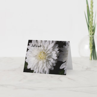 Tarjeta Apenas una nota…