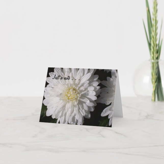 Tarjeta Apenas una nota… (Anverso)