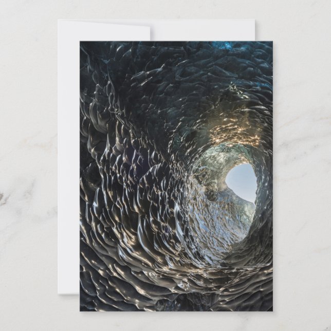 Tarjeta Apertura Cicular En Cueva De Hielo (Anverso)