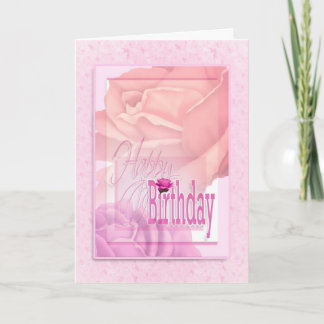 Tarjeta Apertura de flores florales para las mujeres