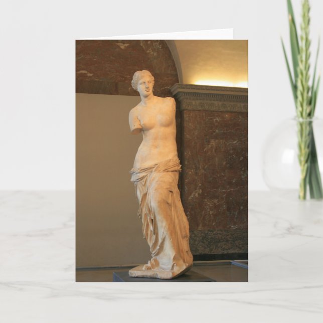 Tarjeta Aphrodite: Venus de Milo (Anverso)