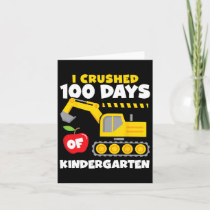 Tarjeta Aplasté 100 Días De Construcción Escolar En El Kin