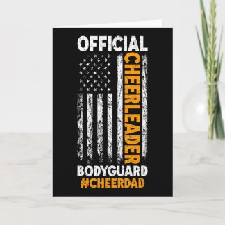 Tarjeta Aplaude Papá Porrista Guardaespaldas Día del Padre