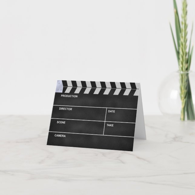 Tarjeta aplauso cine (Anverso)