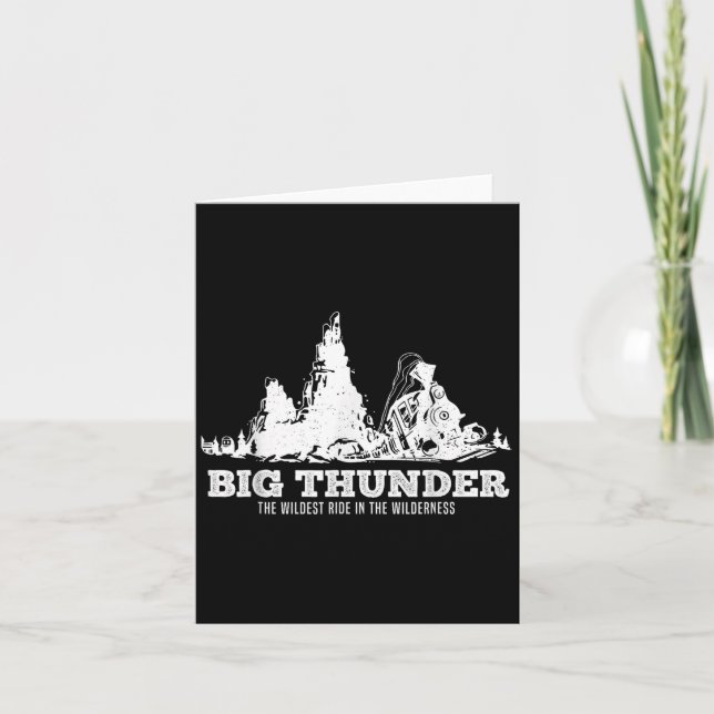 Tarjeta Aplicación Thunder, Mountain Railroad Quotes, Atra (Anverso)