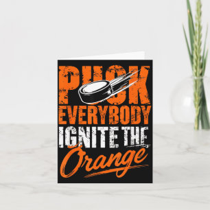 Tarjeta Aplicador de Hockey Naranja Deporte de Hockey Dive