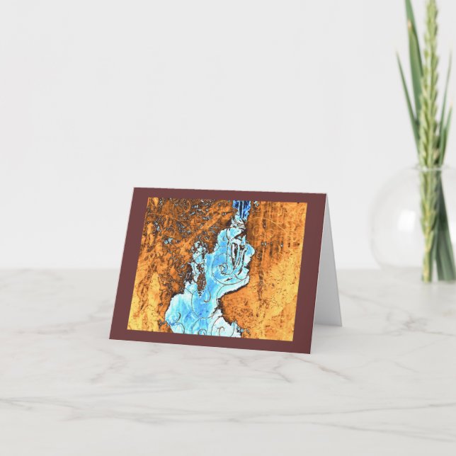 Tarjeta Apolo de desafío; Notecard (Anverso)