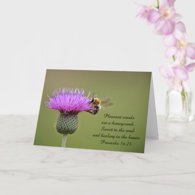 Tarjeta Apostar en el Pensamiento del Silencio de tu carta (Orquídea)