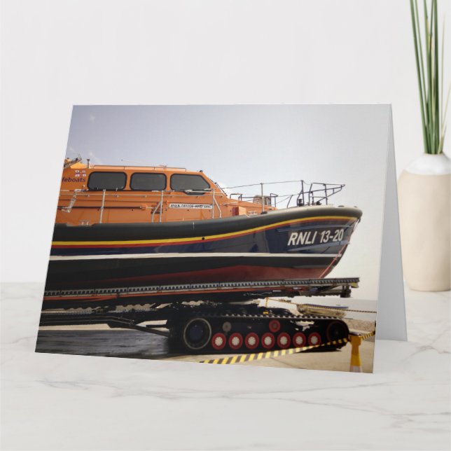 Tarjeta Apoya a la RNLI (Anverso)