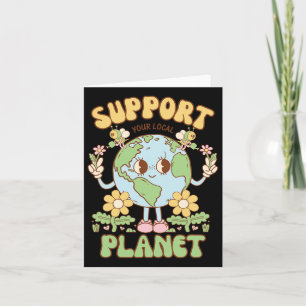 Tarjeta Apoya a sus hombres planetarios locales Mujeres Ni