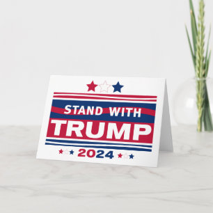 Tarjeta Apoya a Trump~2024~MAGA