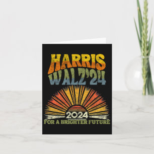 Tarjeta Apoya Harris Waltz 2024 Harris Waltz Para Un Brigh