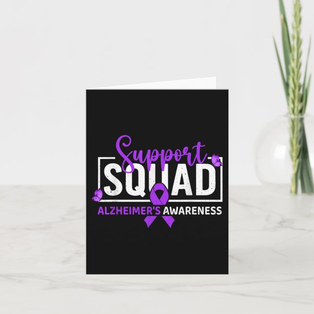 Tarjeta Apoya la cinta morada de la conciencia de Squad He (Anverso)