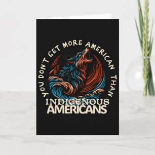 Tarjeta Apoyar a los nativos americanos contra Trump
