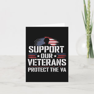 Tarjeta Apoyar A Nuestros Veteranos Y Protestar Contra La 