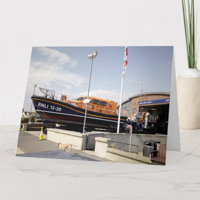 Tarjeta Apoyar a RNLI (Anverso)