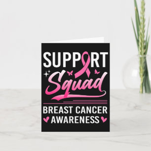 Tarjeta Apoyar el premio de cáncer de mama familiar en con